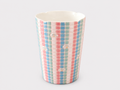 Artist Collection Pastel Mosaic Tall Cup with Hand-Painted Floral Details – 350ml