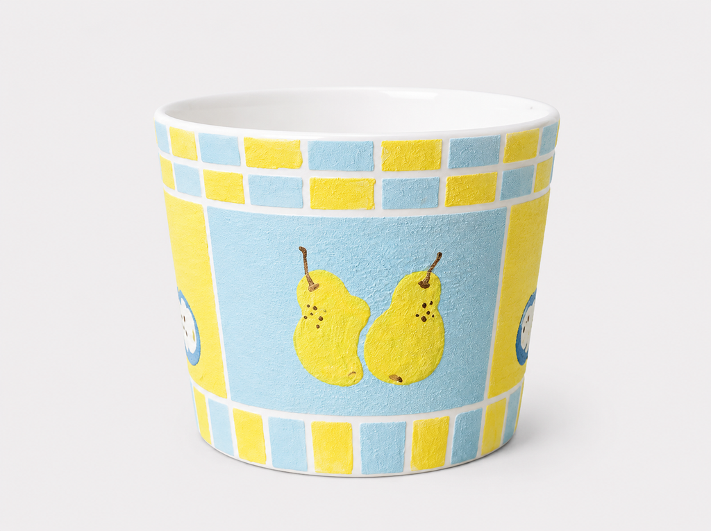 Orchard Days Hand-Painted Mineral Art Ceramic Cup – 200 ml