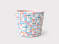 Artist Collection Raised Check Ceramic Mug with Hand-Painted Animal Details – 200ml