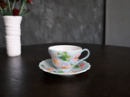 Blossom Garden Handmade Ceramic Cup & Saucer