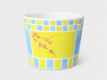 Sunlit Blossom Hand-Painted Mineral Art Ceramic Cup – 200 ml