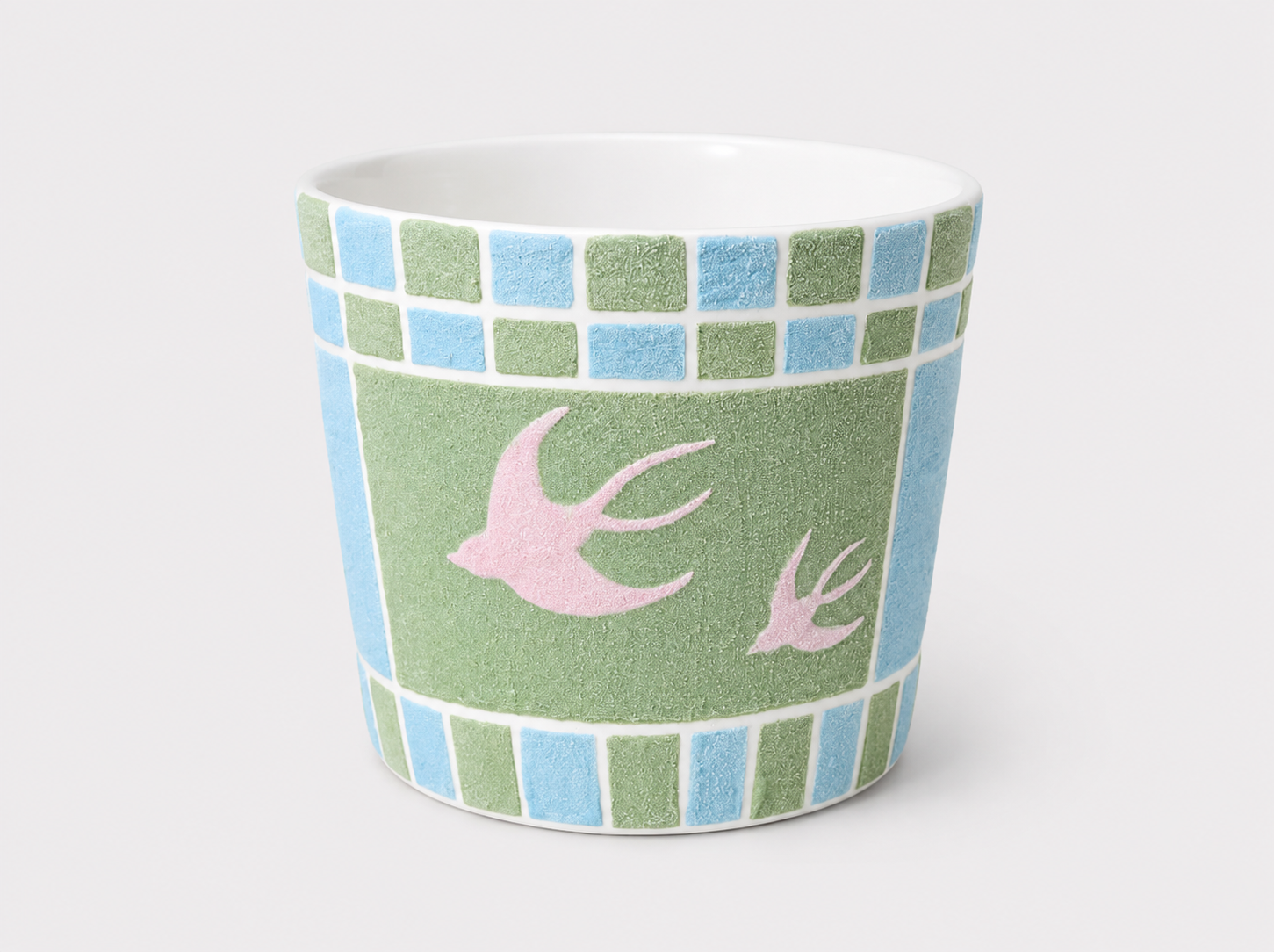 Between Sky & Water Hand-Painted Mineral Art Ceramic Cup – 200 ml