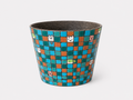 Artist Collection Zisha Raised Check Mug with Hand-Painted Animal Details – 300ml