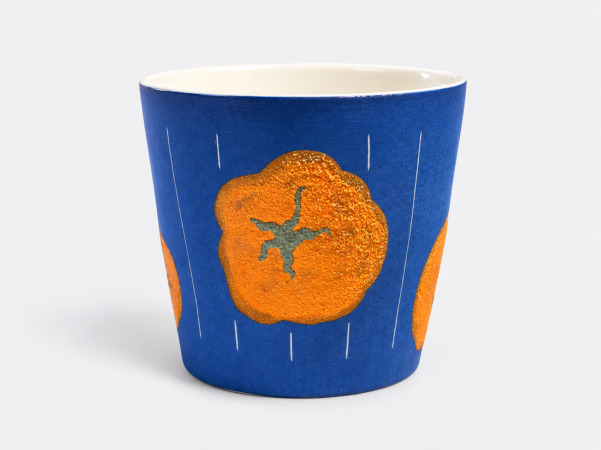Persimmon Mineral Glaze Translucent Jade Clay Cup – Artist Series, 250ml