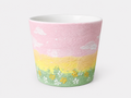 Sunlit Meadow Hand-Painted Mineral Art Ceramic Cup – 200 ml